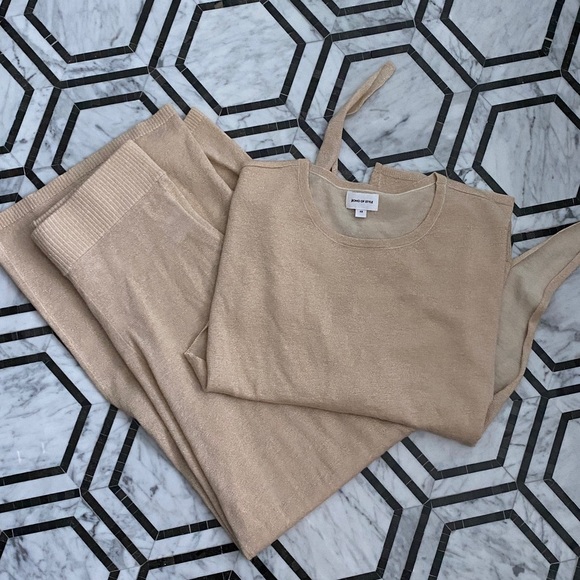 SONG OF STYLE Electra Sweater and Louisa Knit Pant Set Ivory, XS - Picture 14 of 15